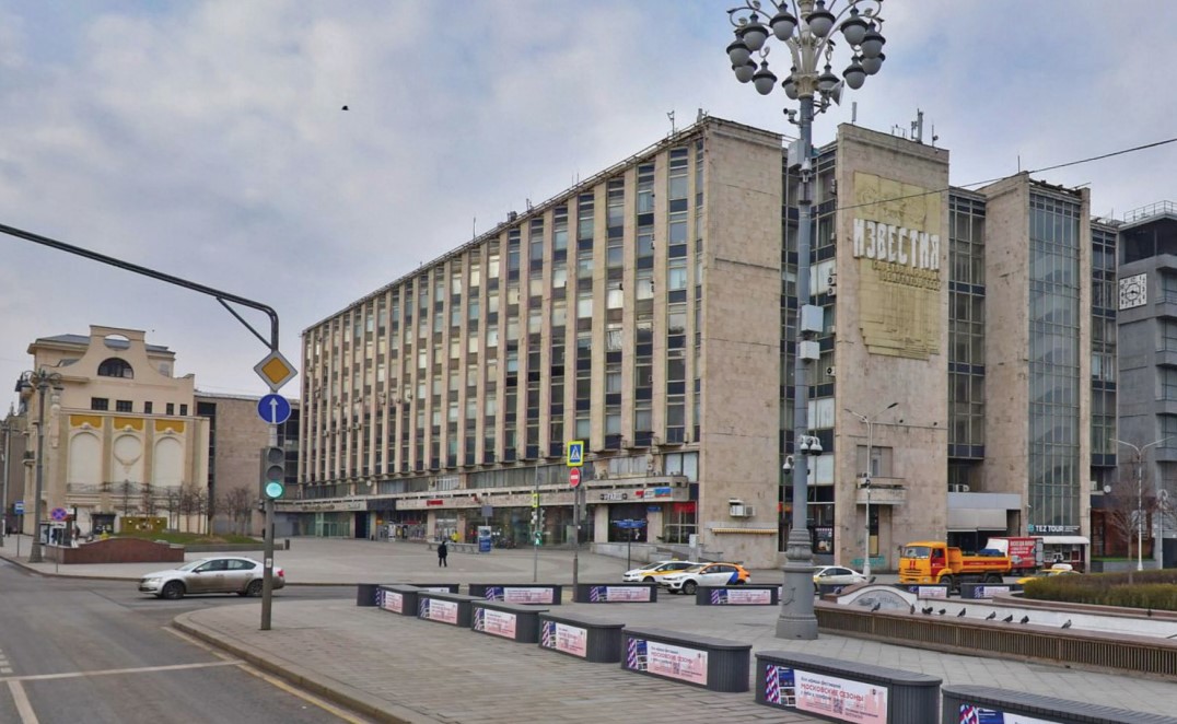 фасад дома, здание по адресу г Москва, ул Тверская, д 18 к 1